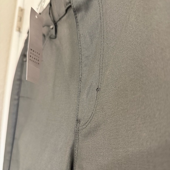 White House Black Market Gray Skinny Jeans with Smooth Denim Finish - Picture 11 of 12